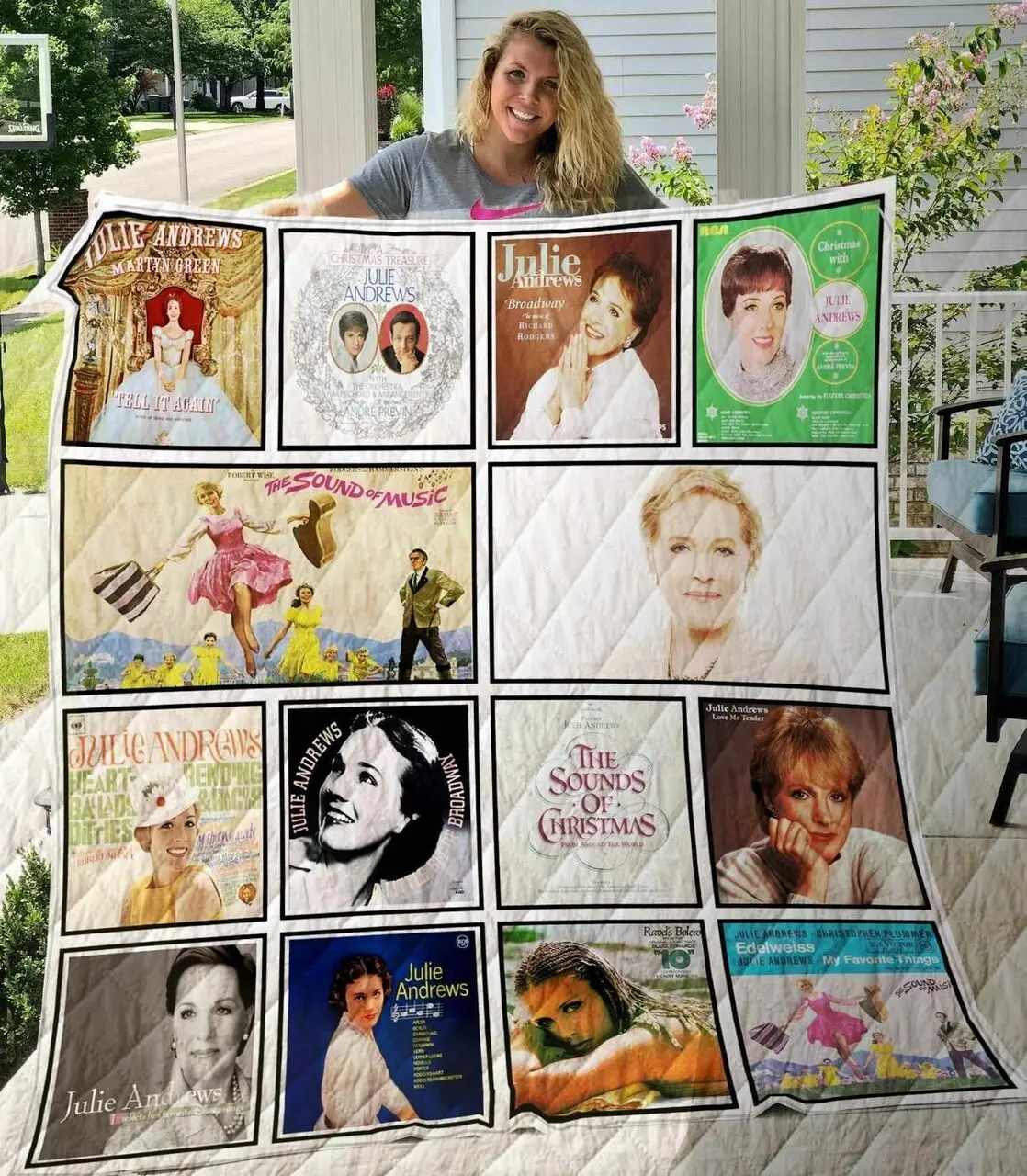 Julie Andrews Blanket Th1507 Quilt and Home Decor
