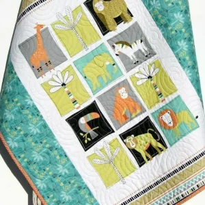 Jungle Animals Cld180698 Quilt Blanket and Home Decor