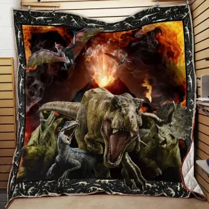 Jurassic 1 Quilt and Home Decor