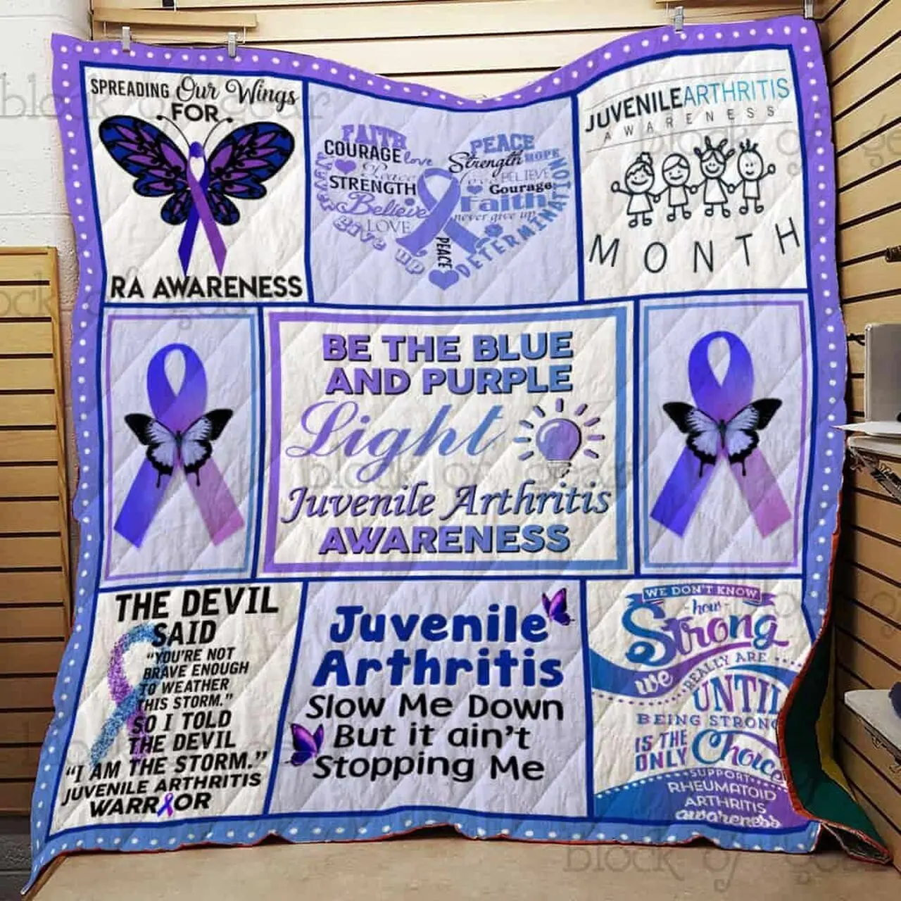 Juvenile Arthritis Cl22100305Mdq Quilt Blanket and Home Decor