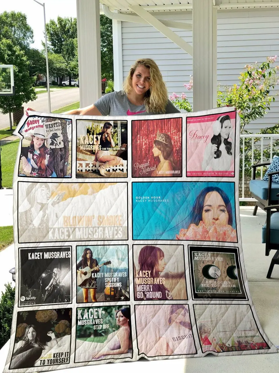Kacey Musgraves Quilt Blanket and Home Decor