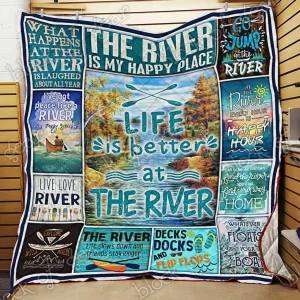 Kayaking Cl18100396Mdq Quilt Blanket and Home Decor