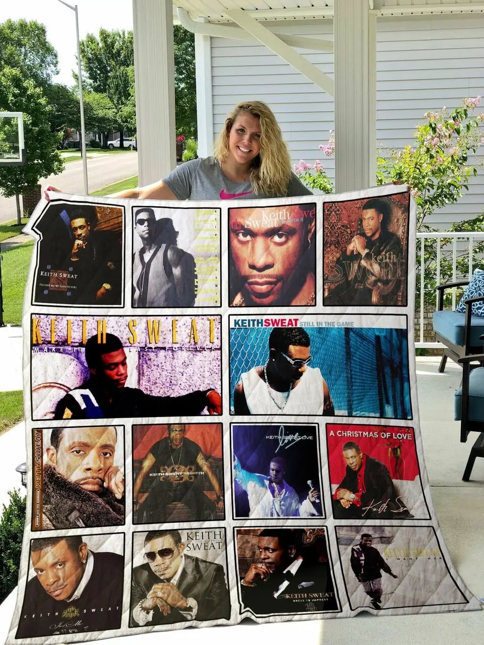 Keith Sweat Quilt Blanket and Home Decor