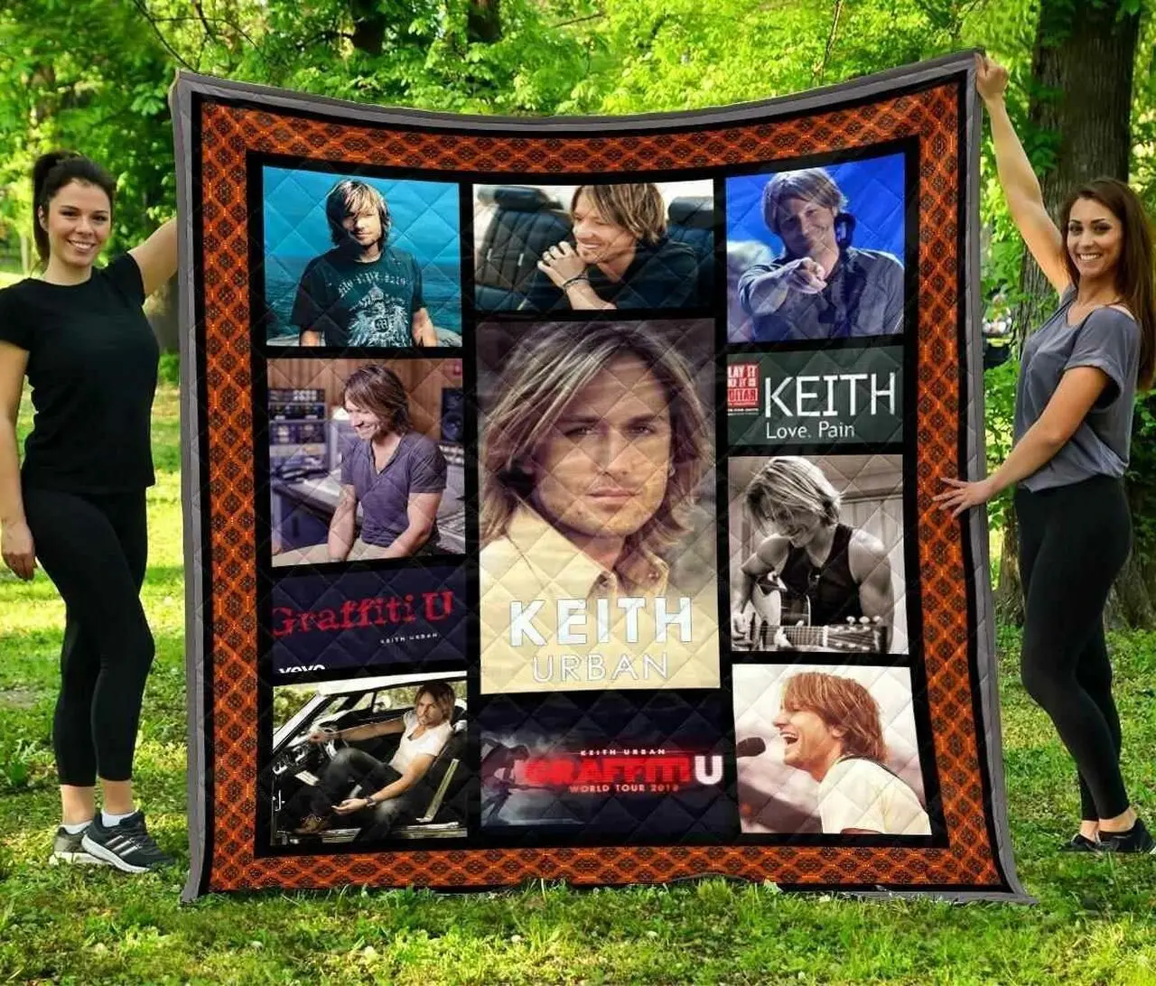 Keith Urban Blanket Th1507 Quilt and Home Decor