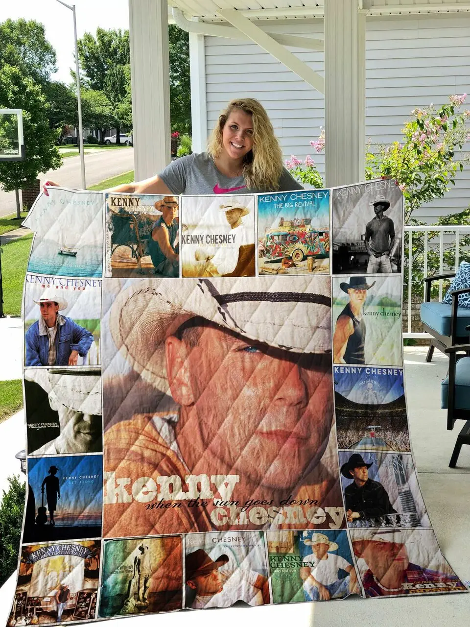 Kenny Chesney Quilt Blanket 0972 and Home Decor