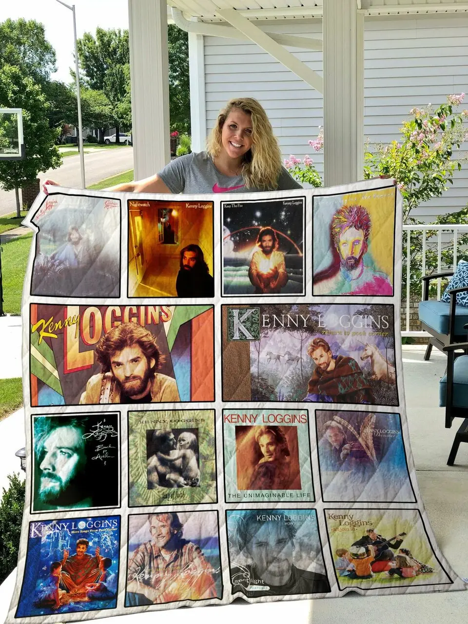 Kenny Loggins 2 Quilt Blanket and Home Decor