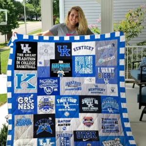 Kentucky Wildcats Quilt Blanket and Home Decor