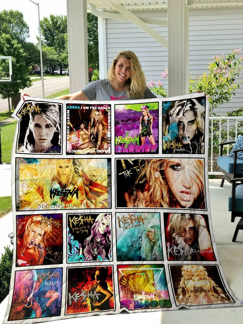 Kesha Quilt Blanket and Home Decor