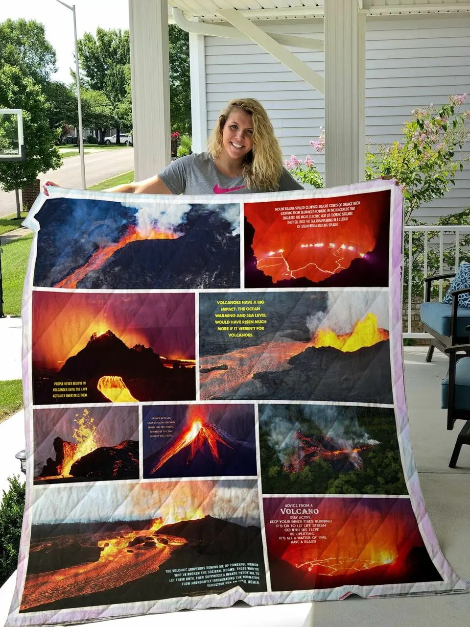 Kilauea Quilt Blanket and Home Decor