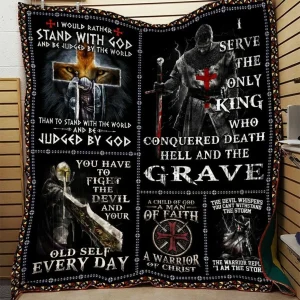 Knight Temlplar Quilt Ddz and Home Decor
