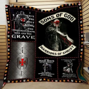 Knight Templar Quilt Blanket Dhc0910310Vt and Home Decor