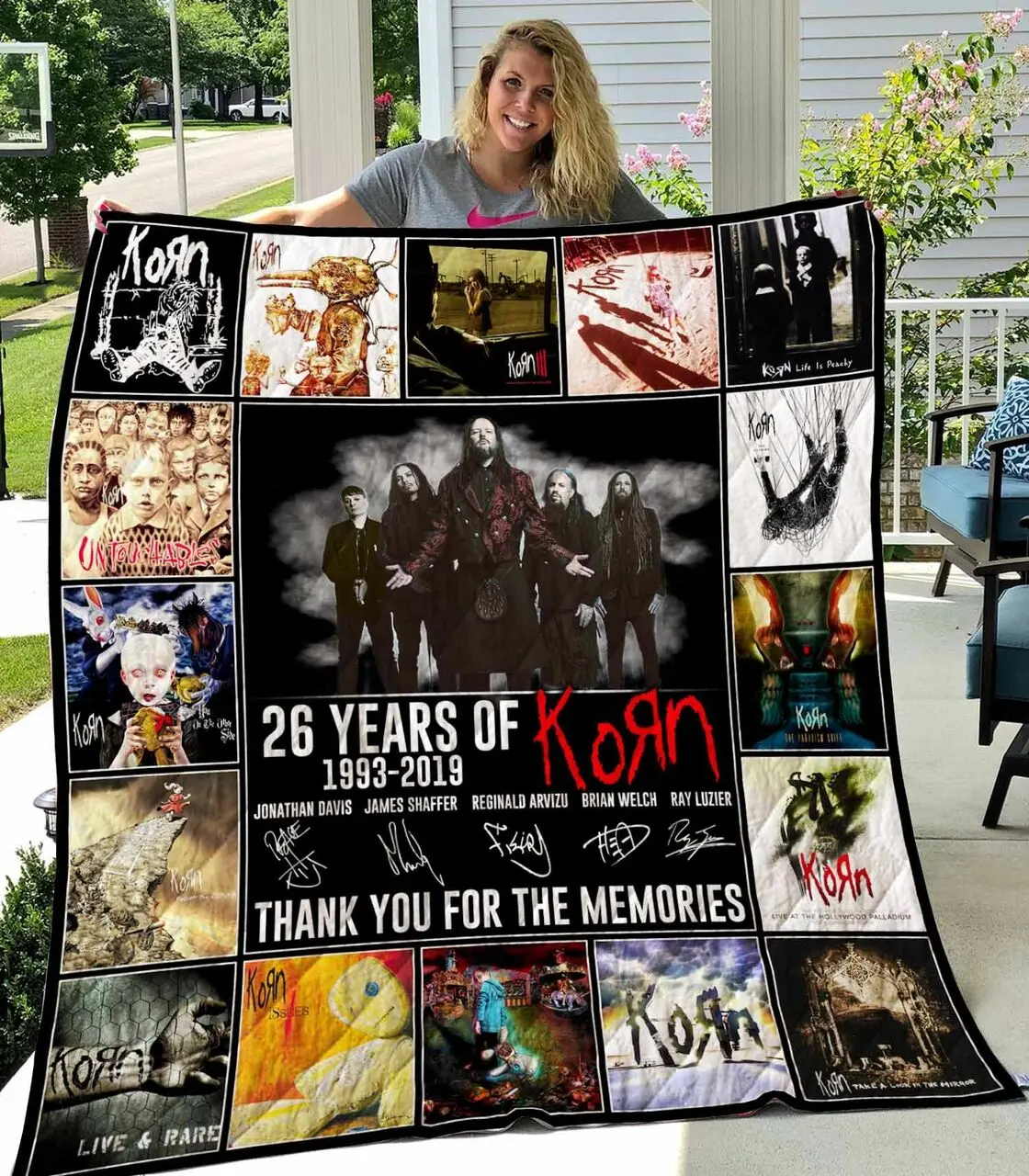 Korn Band Quilt-Blanket and Home Decor