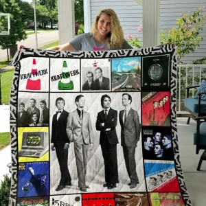 Kraftwerk Quilt Blanket and Home Decor