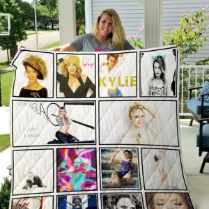 Kylie Minogue Quilt Blanket and Home Decor