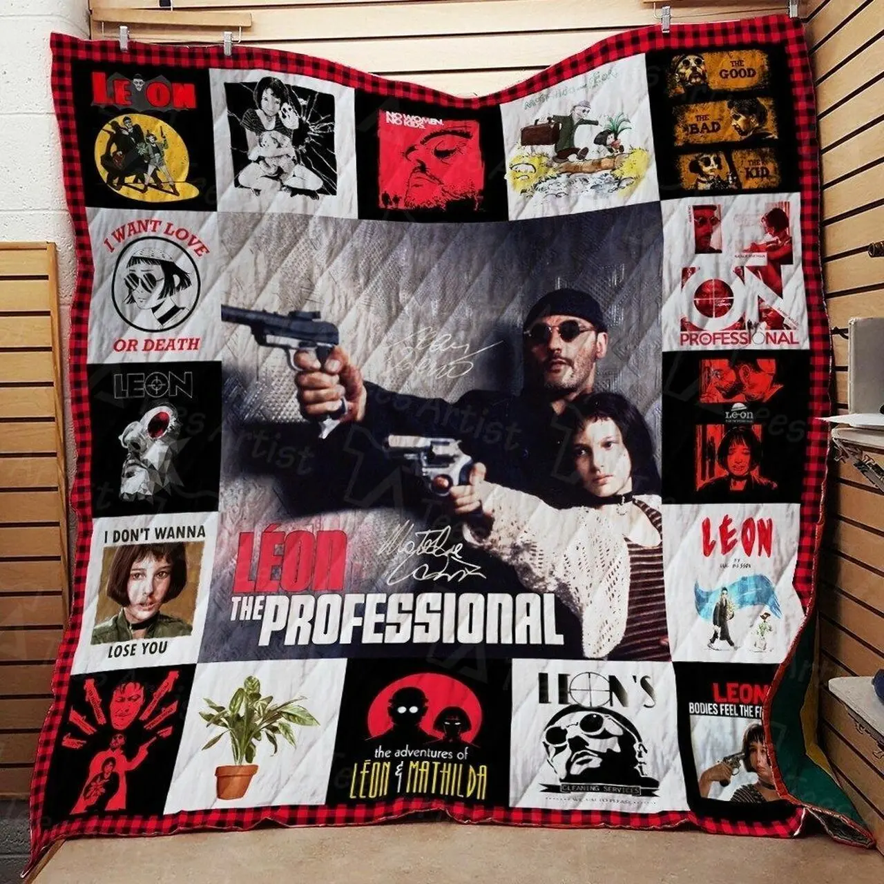 L On The Professional Quilt Blanket 01941 and Home Decor