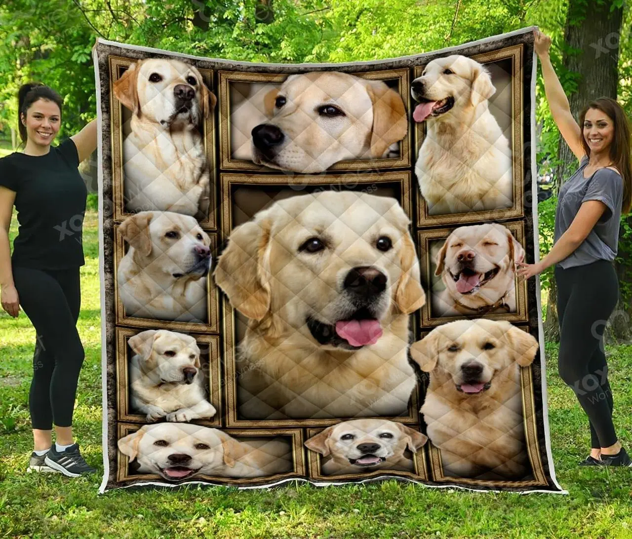 Labrador 01 Labrador 0409 Quilt Blanket Dhc03011552Dd and Home Decor