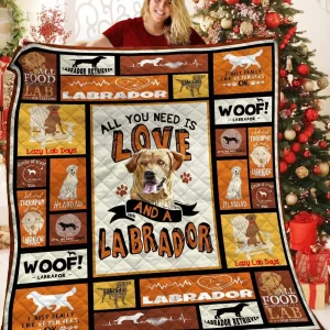 Labrador Quilt Blanket Bbb271119Sm and Home Decor