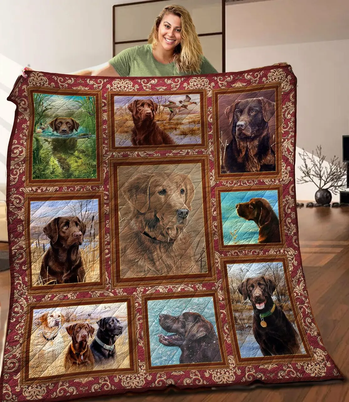 Labrador Quilt Hxq and Home Decor