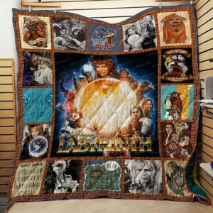 Labyrinth Quilt Blanket Lbr01 Quilt and Home Decor