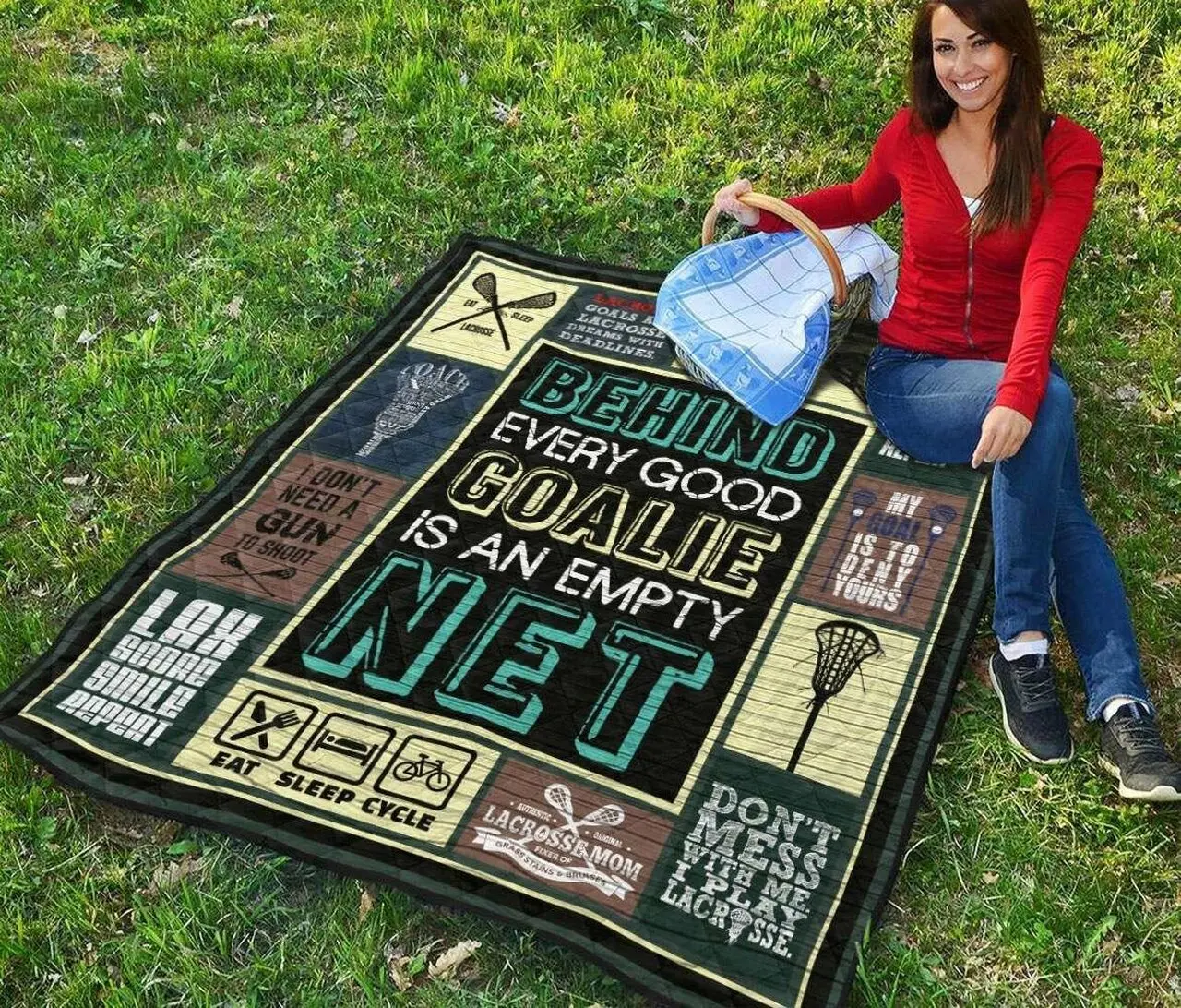 Lacrosse Ng100701B Tbg Quilt Blanket and Home Decor
