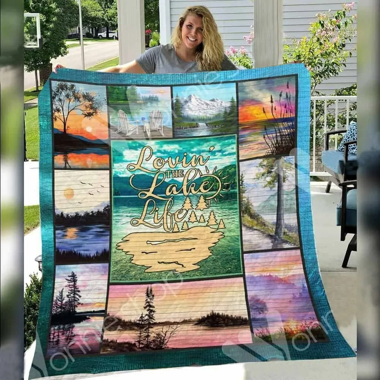 Lake Awesome E Quilt Derqbc and Home Decor