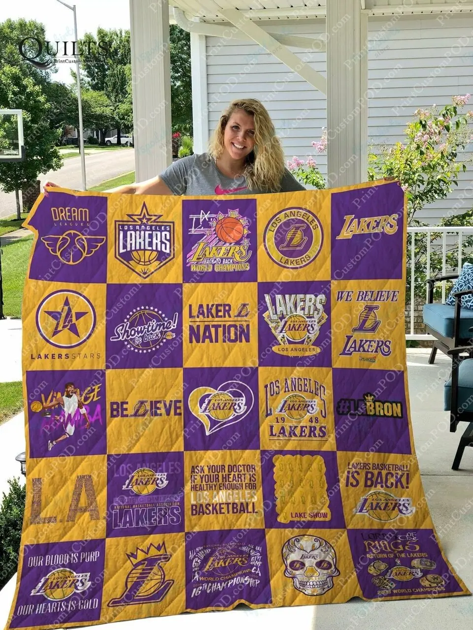 Lal Quilt Blanket 02 and Home Decor
