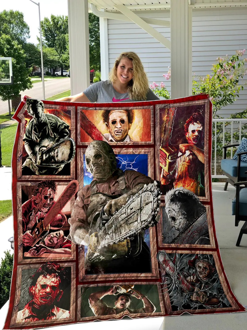 Leatherface H89 Quilt and Home Decor