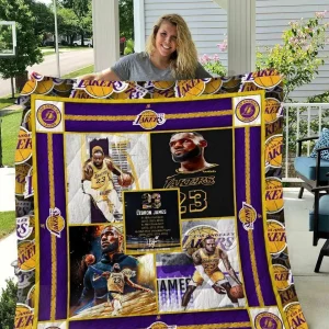 Lebron James Quilt Blanket and Home Decor