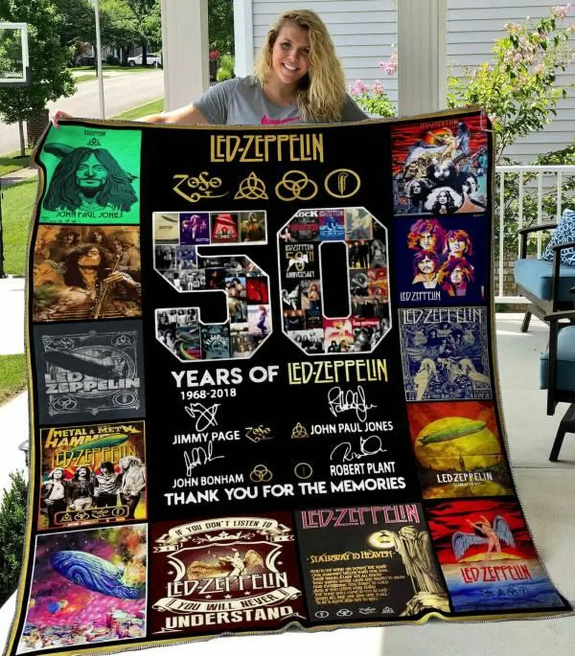 Ledzepplin Quilt Blanket Hvt110614 Quilt and Home Decor