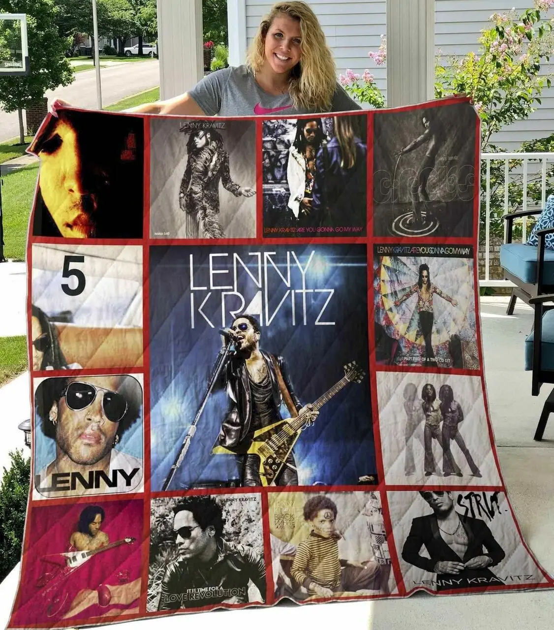 Lenny Kravitz Blanket Th1607 Quilt and Home Decor