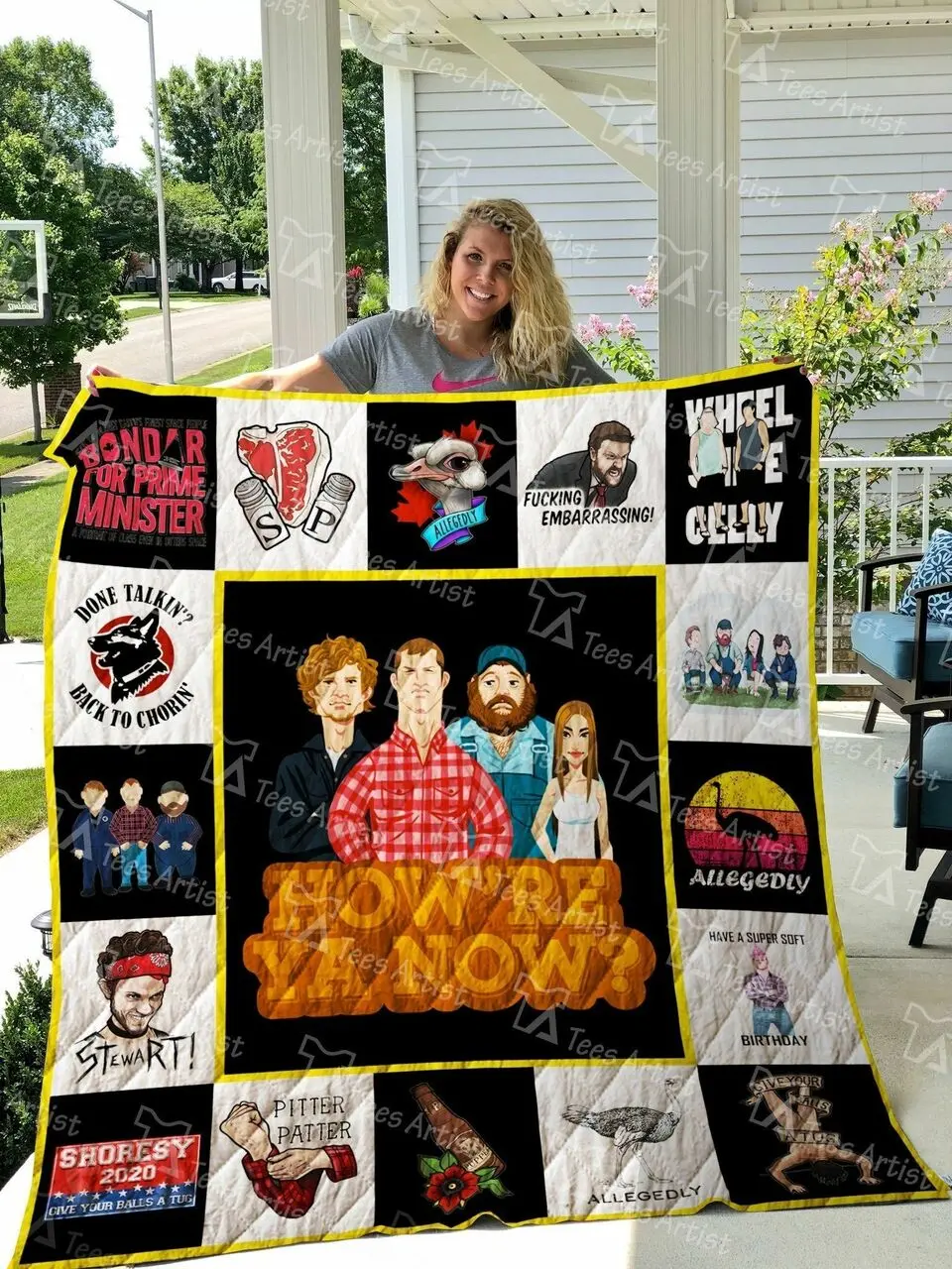 Letterkenny Quilt Blanket 01728 and Home Decor