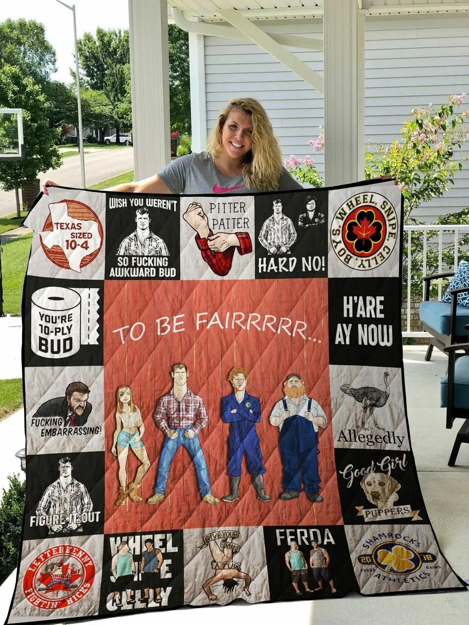 Letterkenny Quilt Blanket and Home Decor