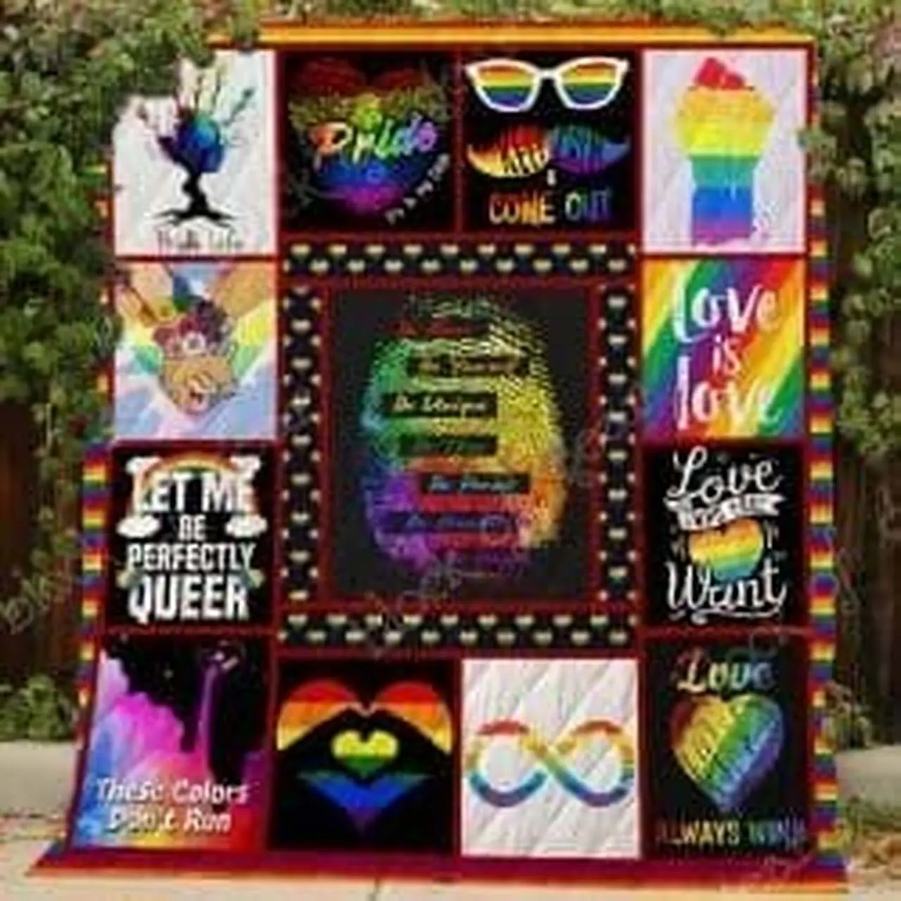 Lgbt Clp270606 Quilt Blanket and Home Decor