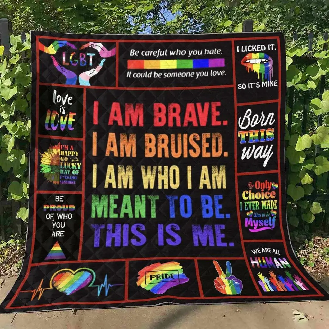 Lgbt Li290701B Quilt Blanket and Home Decor