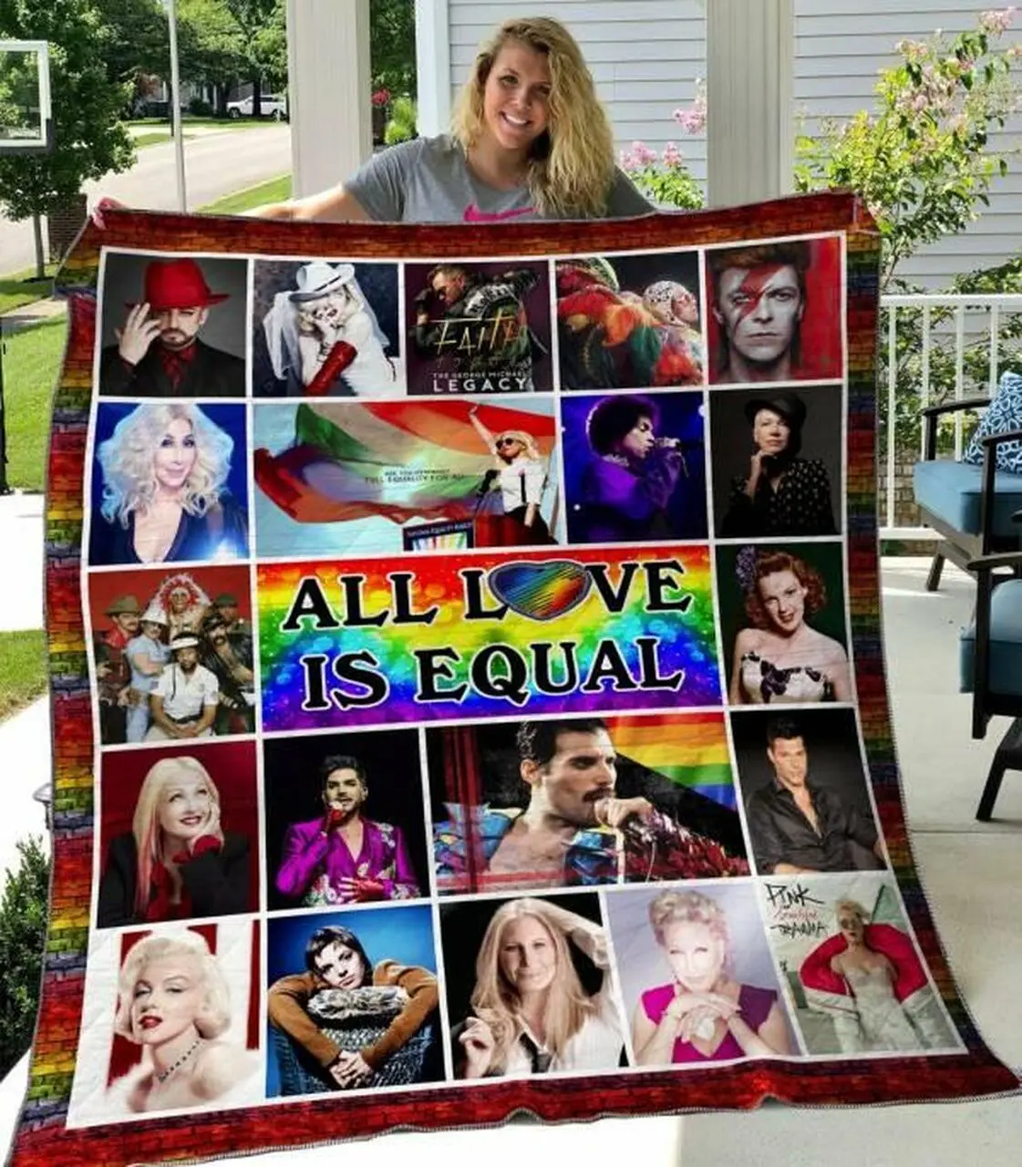Lgbt Quilt Blanket Hvt080618 Quilt and Home Decor