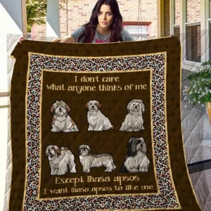 Lhasa Apsos 09 Blanket Th10072019 Quilt and Home Decor