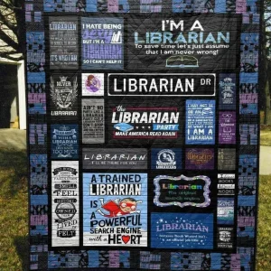 Librarian Hur Quilt Bevrri and Home Decor