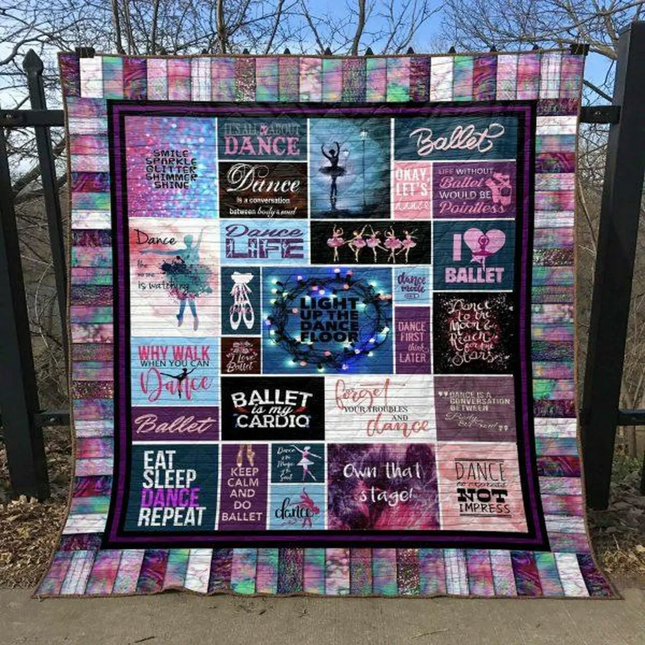 Light Up The Dance Floor Quilt Blanket Th19 Quilt and Home Decor