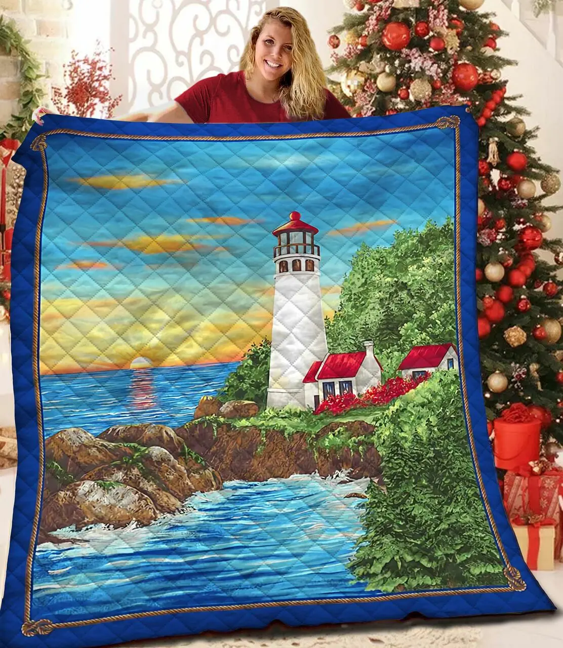 Lighthouse Quilt Jxe and Home Decor