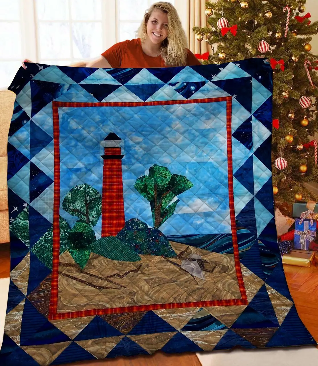 Lighthouse Quilt Jyn and Home Decor