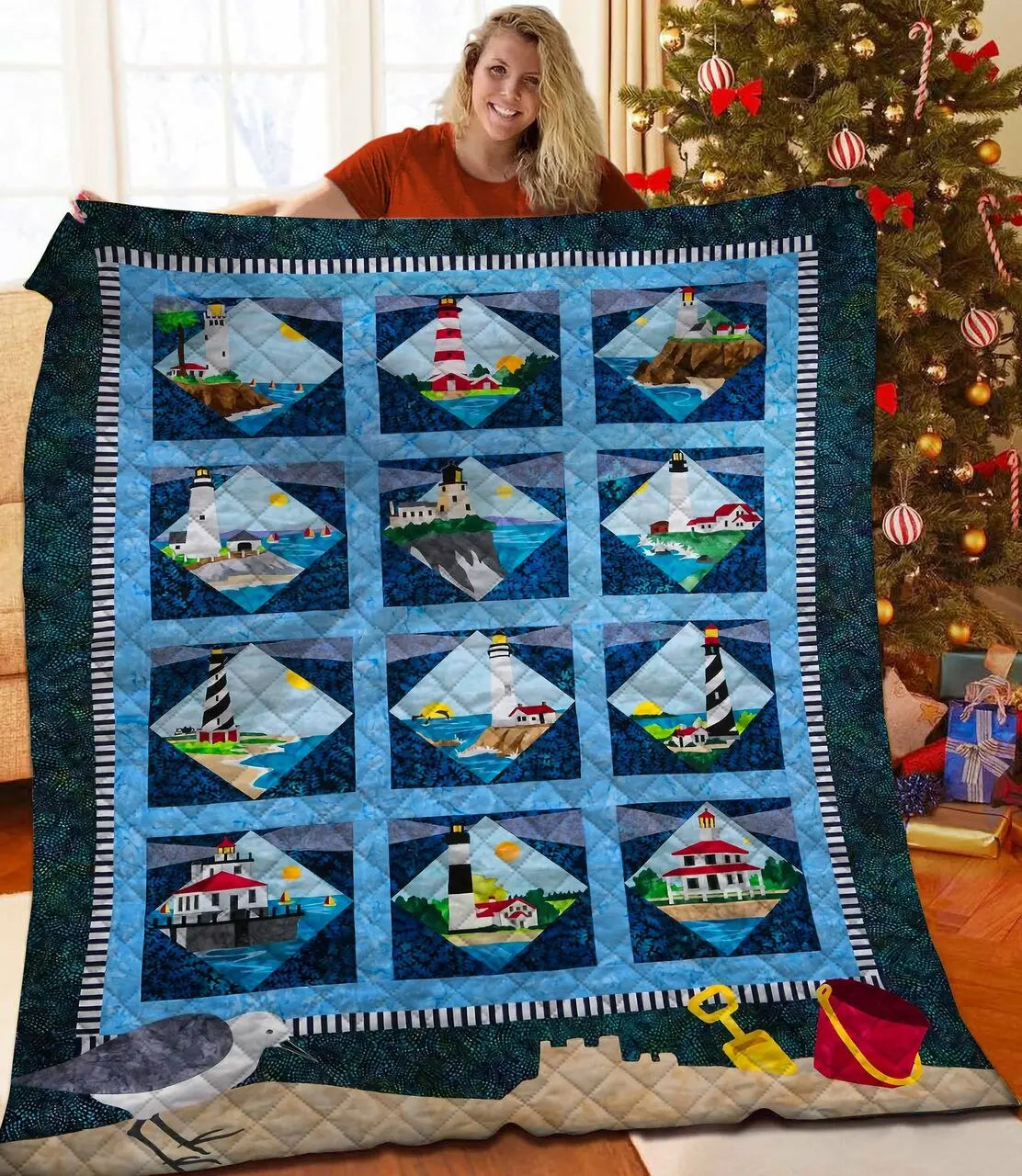 Lighthouse Quilt Jys and Home Decor