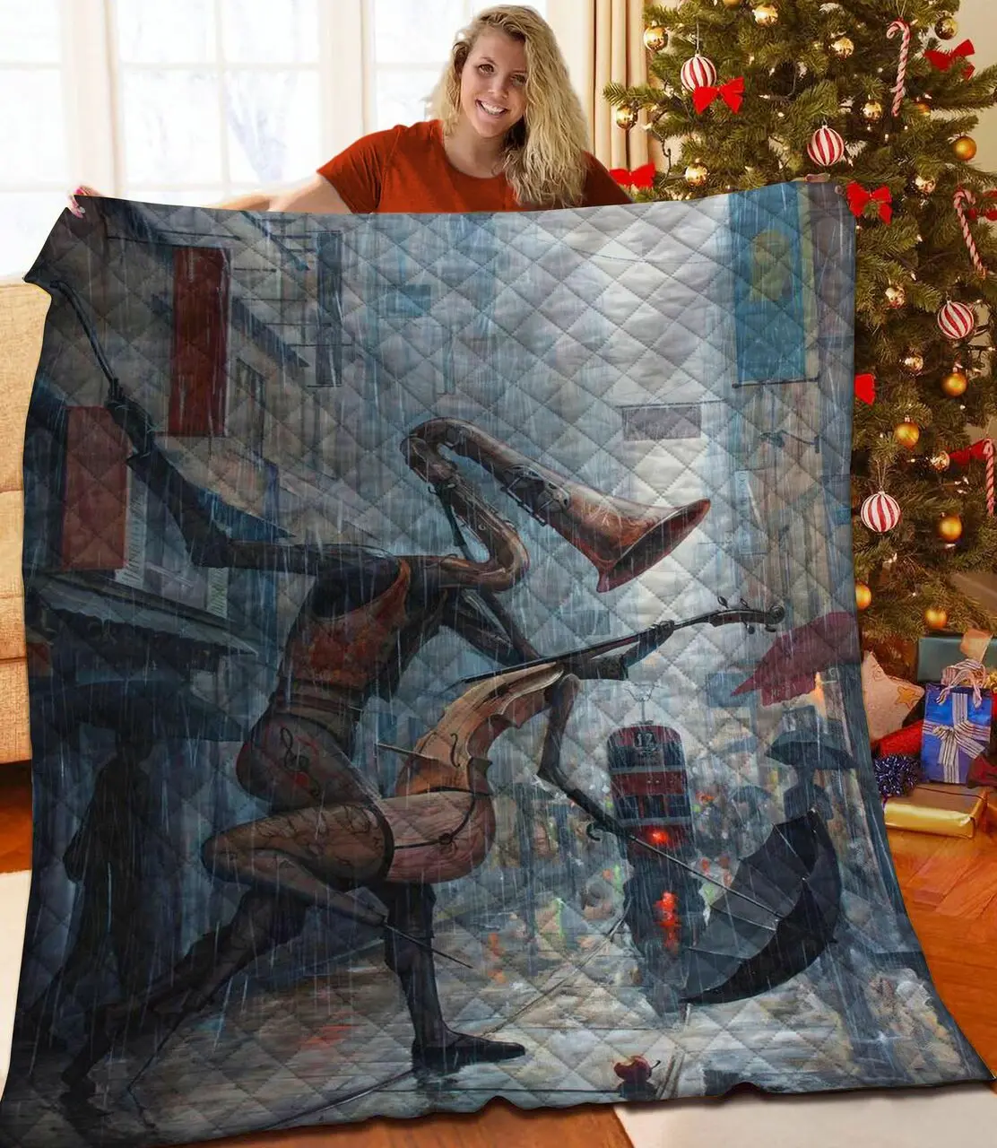 Liis A Dance In The Rain Quilt Jwp and Home Decor