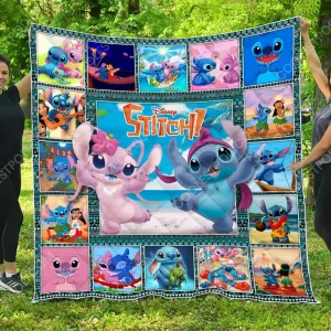 Lilo And Stitch Quilt Blanket and Home Decor