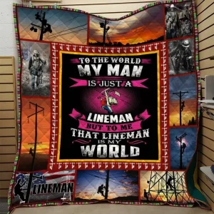 Lineman Clh0811264Q Quilt Blanket and Home Decor