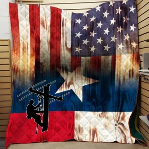 Lineman Quilt Blanket Dhc0910747Vt and Home Decor