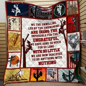 Lineman Quilt Elg and Home Decor