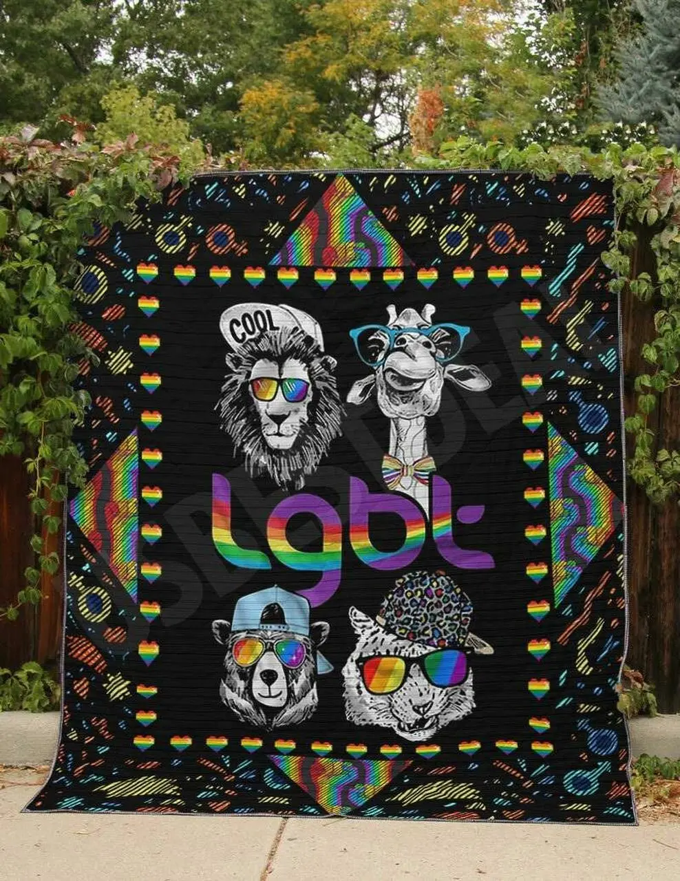 Lion Bear Tiger Clt130629 Quilt Blanket and Home Decor