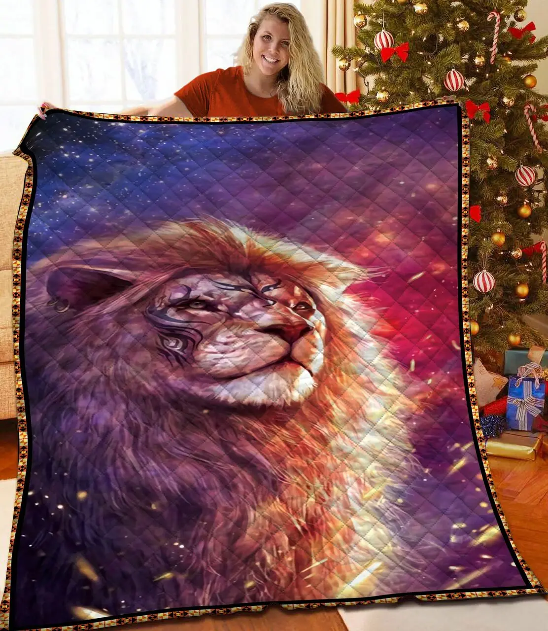 Lion Quilt Jpm and Home Decor