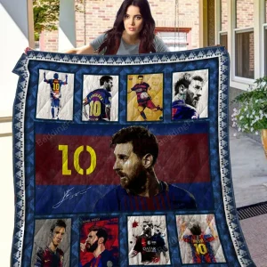 Lionel Messi Quilt Blanket and Home Decor
