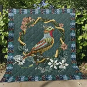 Ll Bird Quilt Blanket Ver 06 and Home Decor